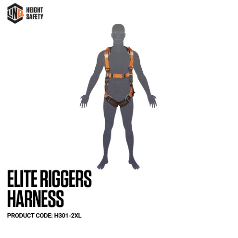 LINQ ELITE RIGGERS HARNESS MAXI ( XL-2XL) W/HARNESS BAG 
